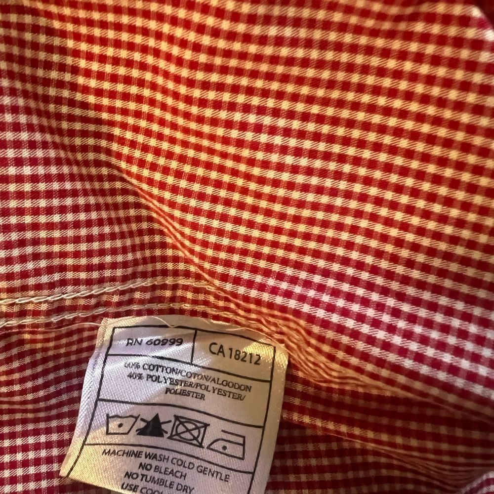 Men's Miami Heat Antigua red Porter Woven long sleeve button-down shirt XL Red - Picture 7 of 7